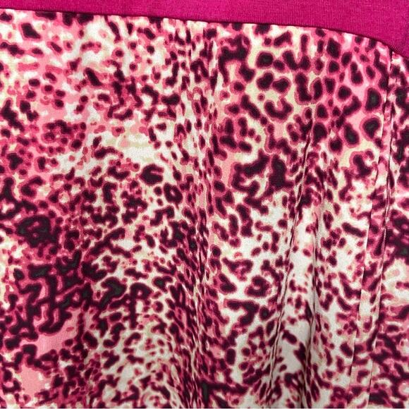 APT 9 Sleeveless Fit And Flare Dress In Pink Abstract Print Women’s Petite XL - Picture 6 of 9